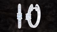 Oval & Round Brilliant 0.25 ctw VS2 Clarity, I Color Diamond 14kt Gold Hoop Earrings at $150 off (Image via Costco website)